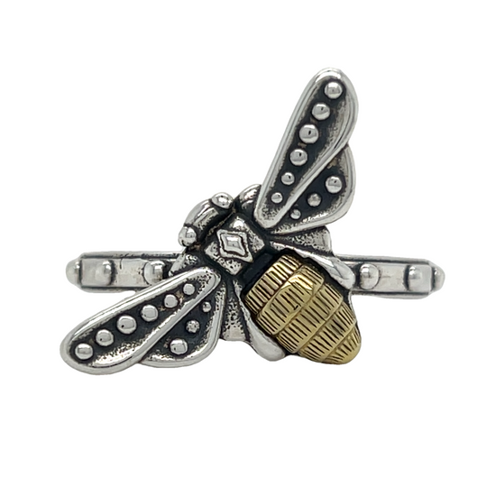 R1016 Gold Bee Ring