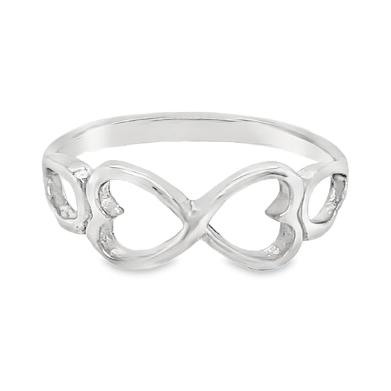 R642 Infinity Heart Ring