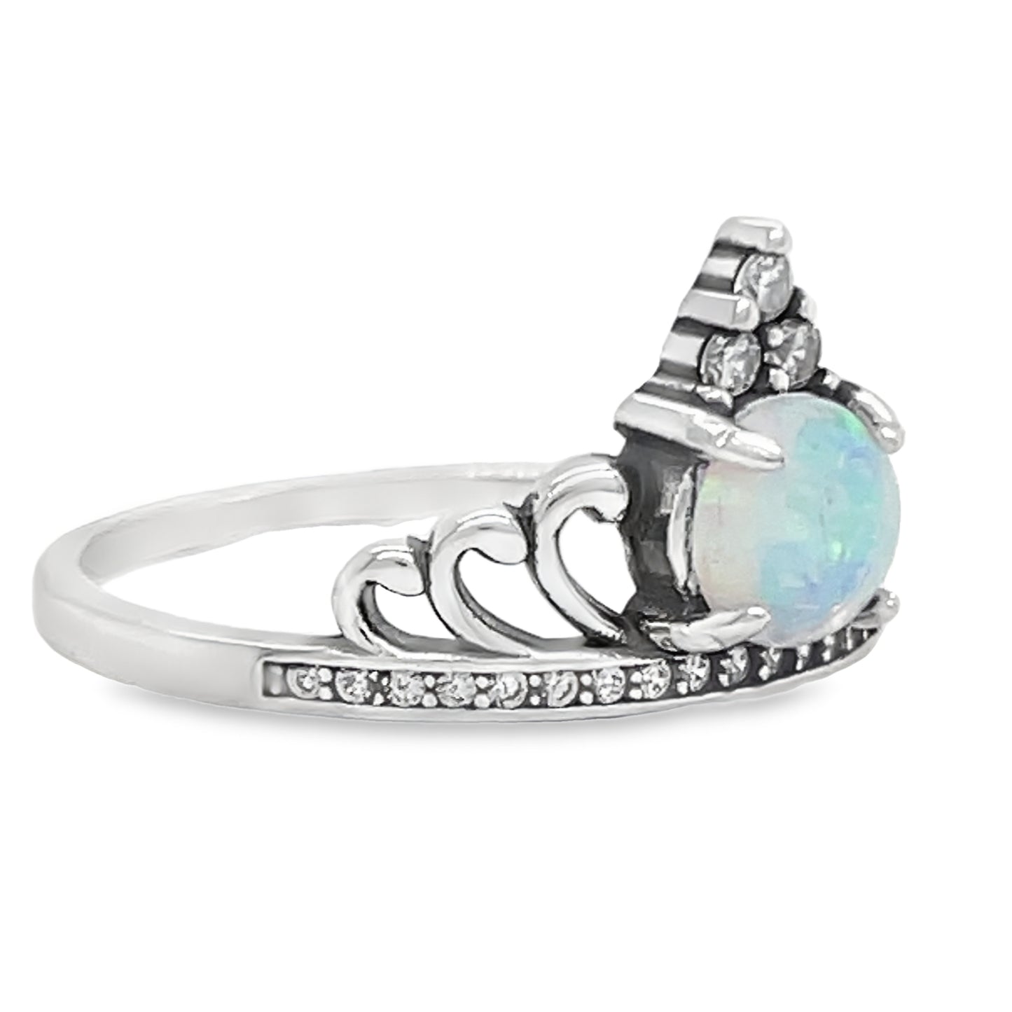 R6 Crown Opal Ring