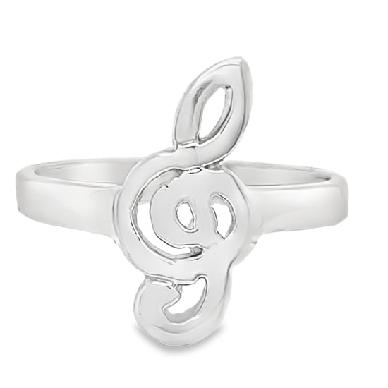 R566 Musical Note Ring