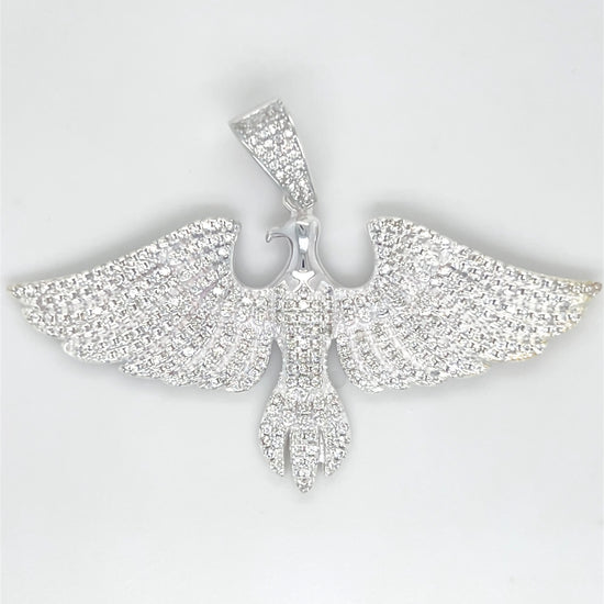 D1366 Phoenix CZ Pendant