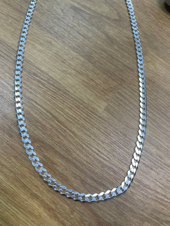 CA316 Cuban Curb Chain Necklace L120 4.5MM