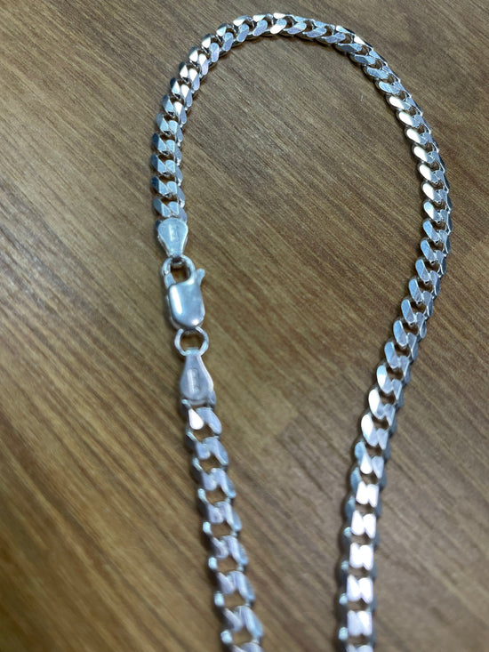 CA316 Cuban Curb Chain Necklace L120 4.5MM