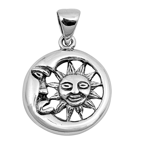 D1581 MOON AND SUN PENDANT ECLIPSE