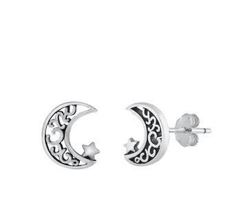 A740 MOON EARRINGS