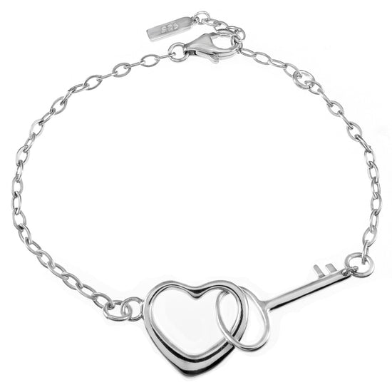 Pulsera M602 Corazón y Llave