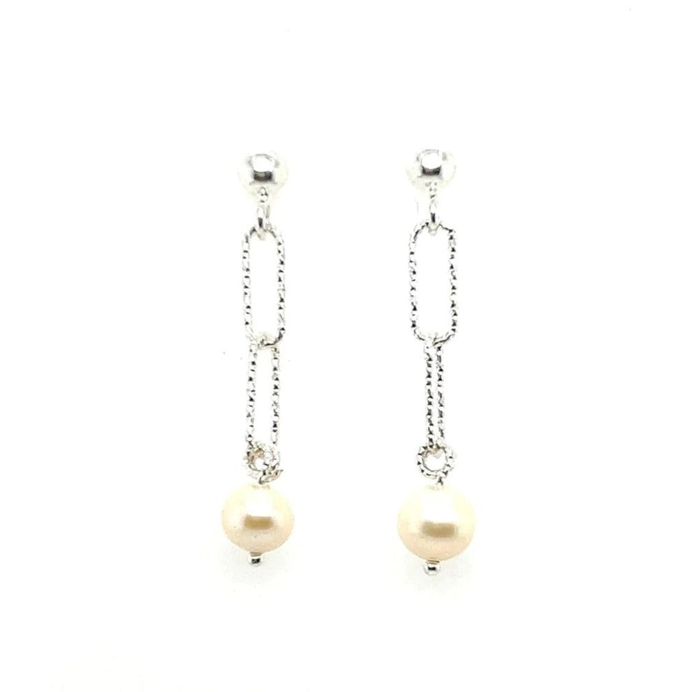 Pendientes Colgantes Perla P147