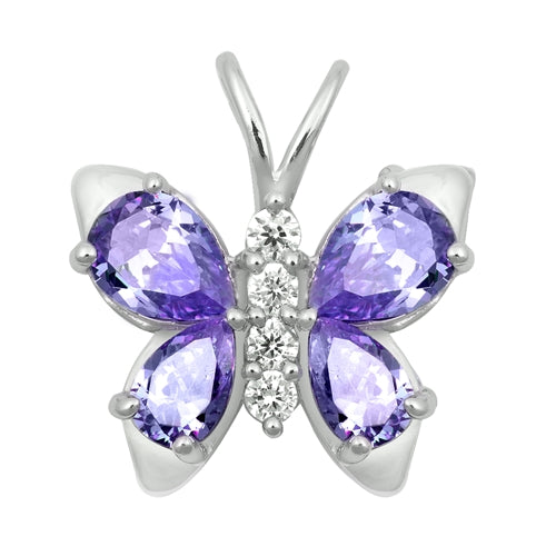 D2114 Butterfly Stone Pendant