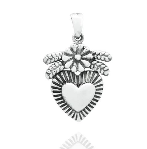 D1984 Sacred Heart Pendant