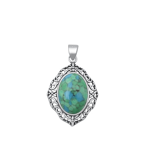 D2111 Turquoise Stone Pendant