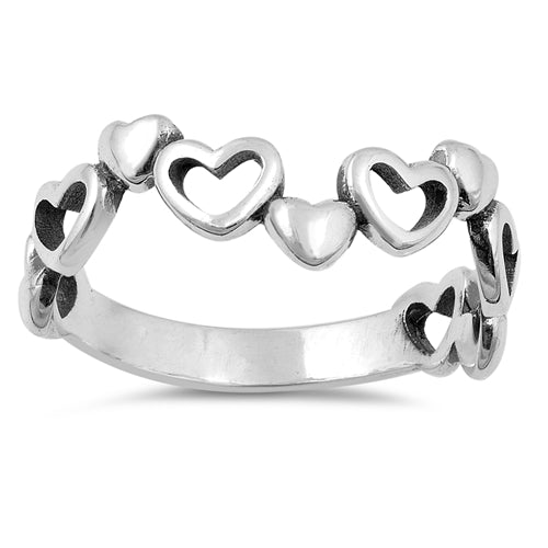 R48 Mini anillo de corazón