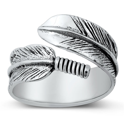 R9062 Wrap Around Feather Ring