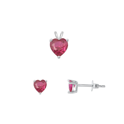 A883 Heart Set 6 Different Colors