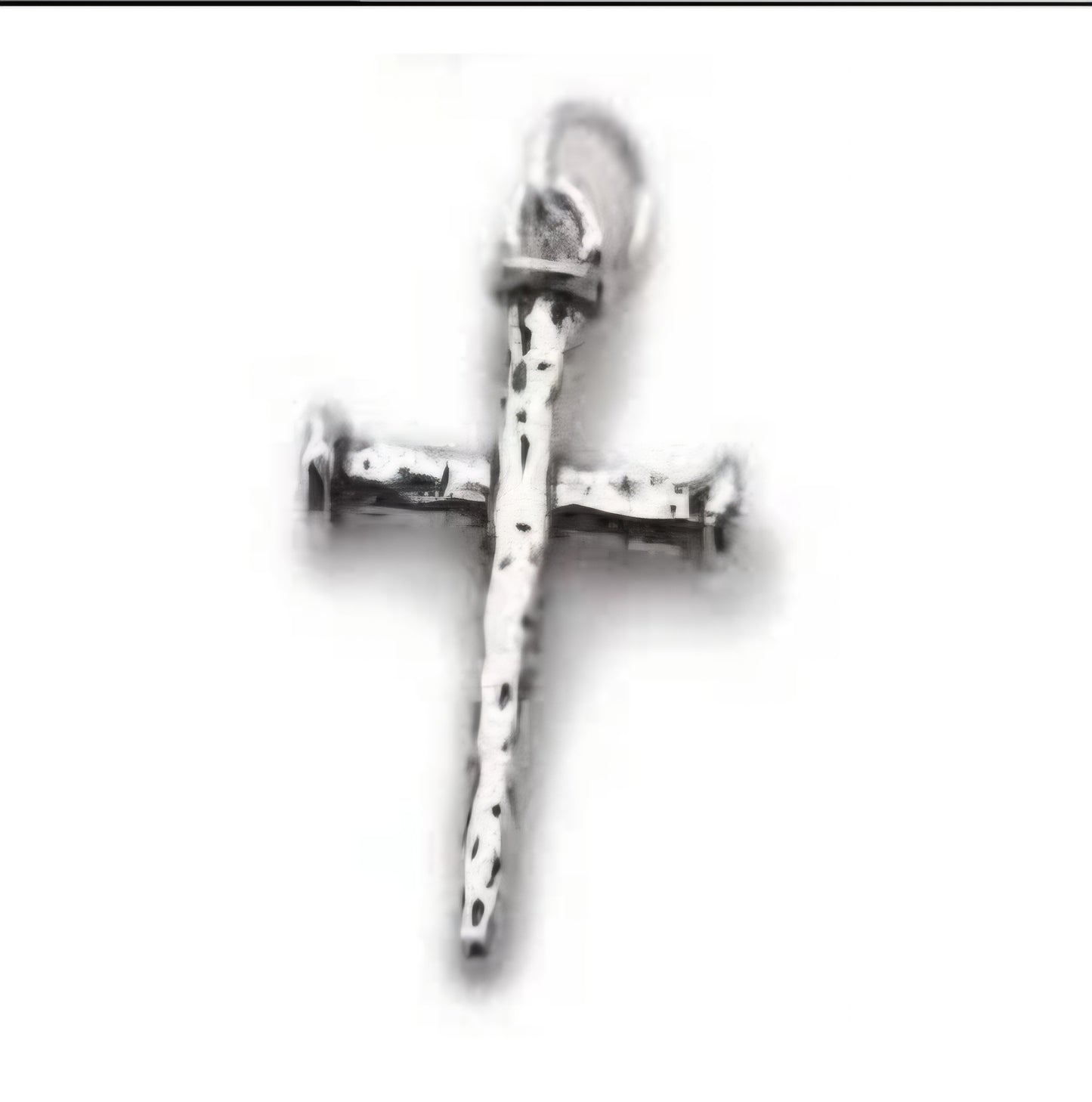 D1844 Nail Cross Pendant