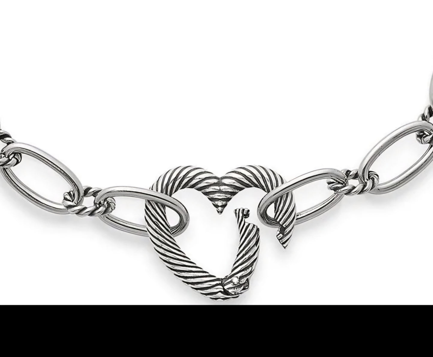 M596 Heart Opens Charm Bracelet