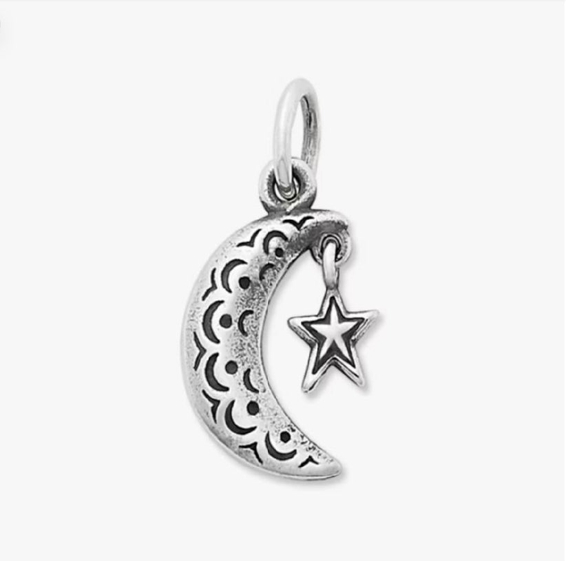 D2142 Small Moon And Star Pendant