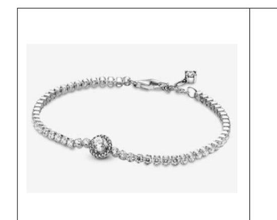 M423 Halo Cz Bracelet