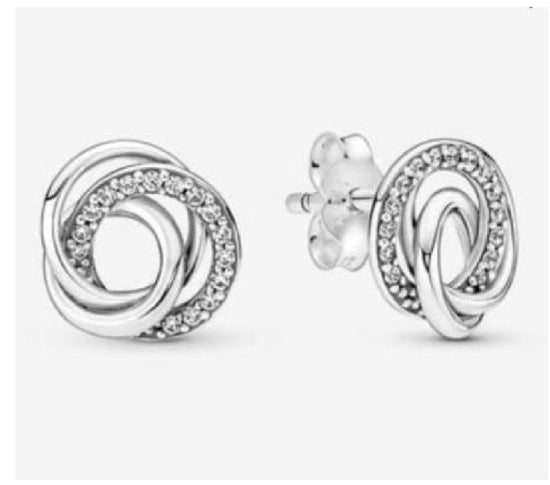 A833 Swirl Post Earrings