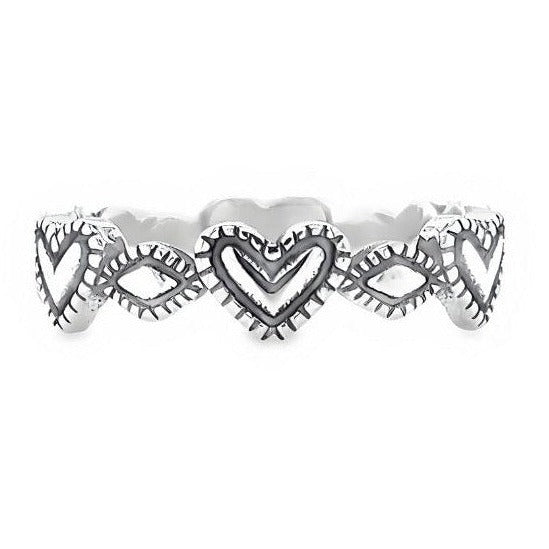 R853 Hearts And Diamonds Ring