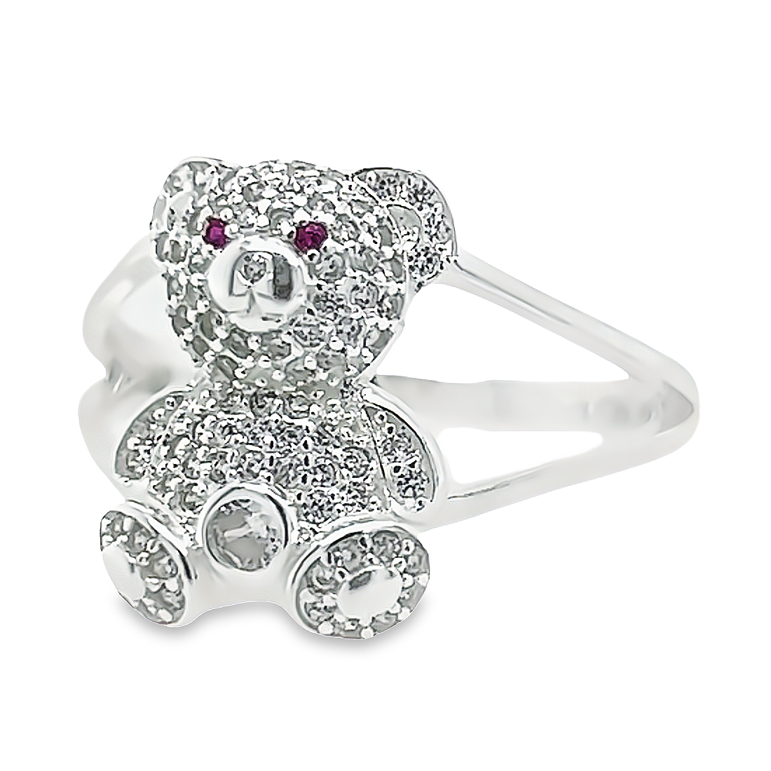 R500 Bear CZ Pavé Anillo