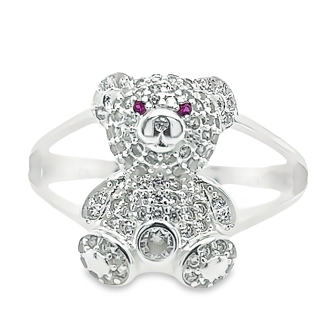 R500 Bear CZ Pavé Anillo