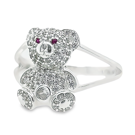 R500 Bear CZ Pavé Anillo