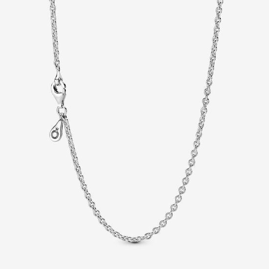 CA456 Anchor Link Chain Necklace 1mm