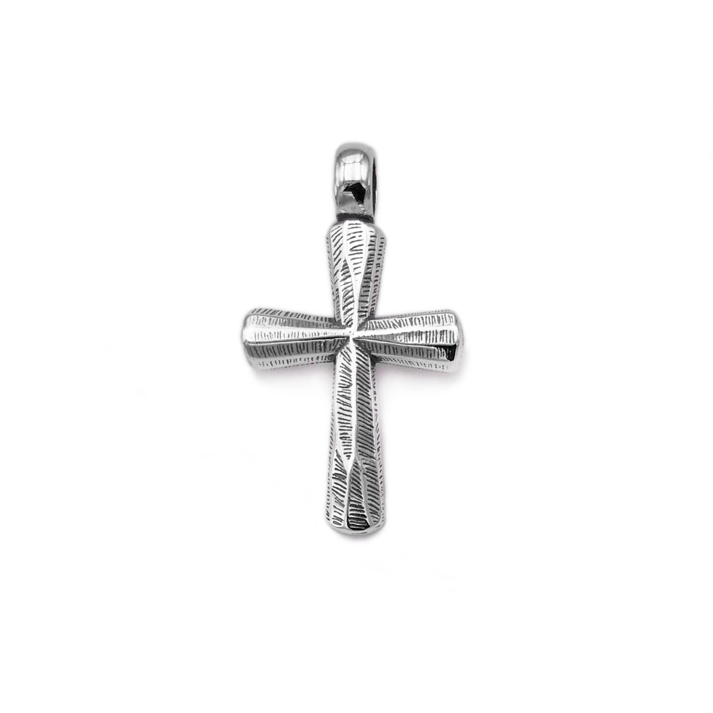 D1978 Hammered Cross Pendant