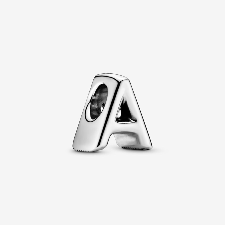 D2166 Letter A Charm Pendant