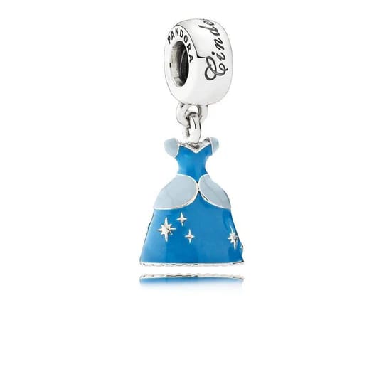 D2171 Blue Dress Cenicienta Pendant