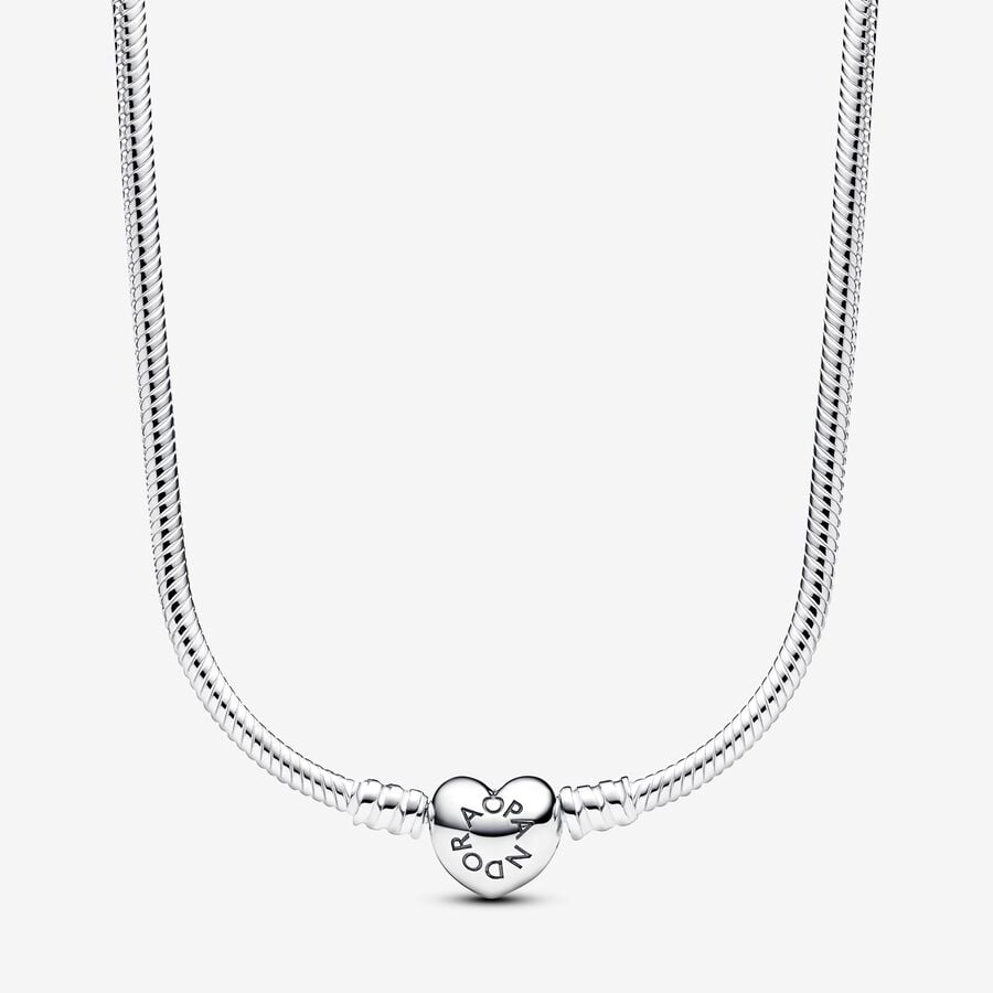 CA563 Heart Snake Necklace ( No Charms Included)