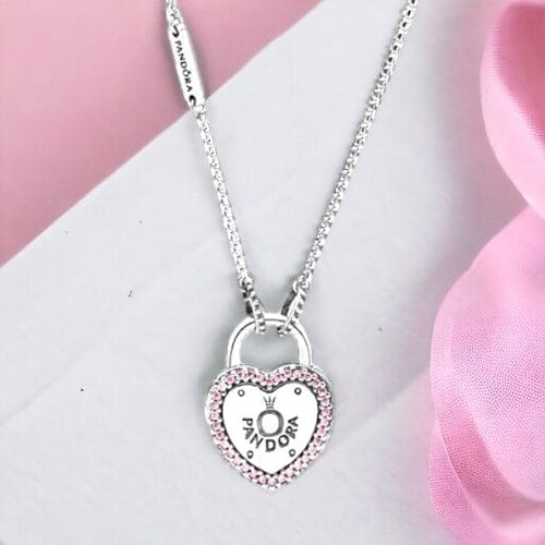 CA564 Padlock Pendant With Necklace Included