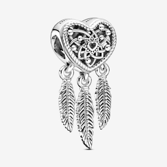 Dreamcatcher Heart Charm