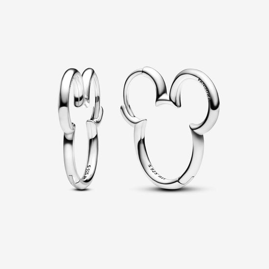 P590 Bear Hoop Earrings