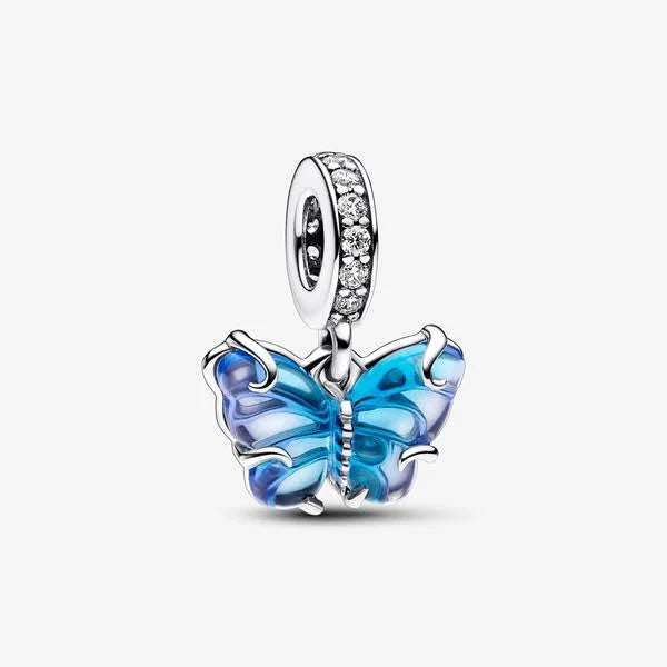 D2178 Charm de mariposa azul