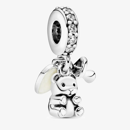 D1830 Bear Pacifier Charm Pendant