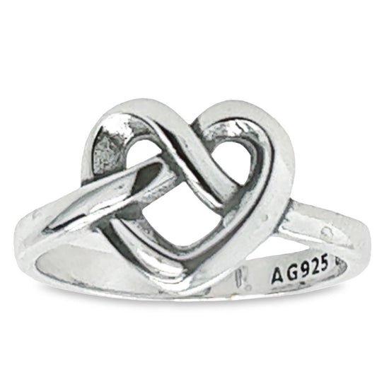 R794 Anillos Corazón Infinito