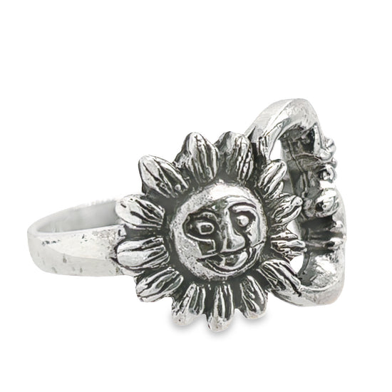 R586 Anillo Sol Y Luna