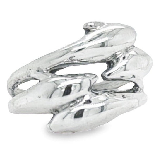 R9014 Anillo envolvente de cuatro delfines