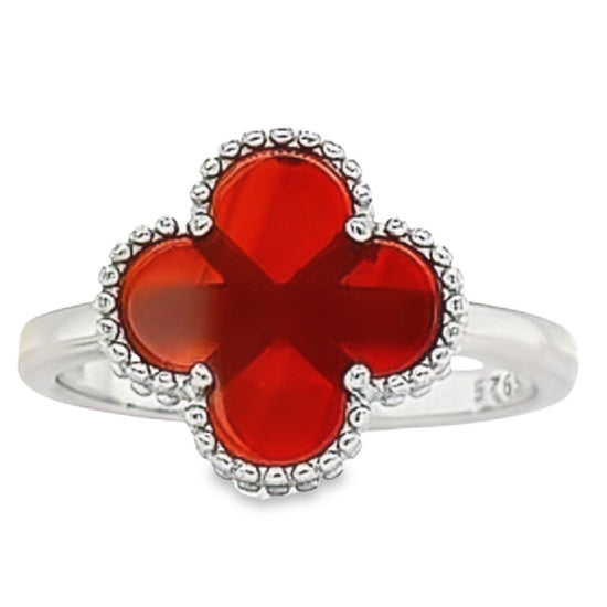 R9001 Red Flower Ring