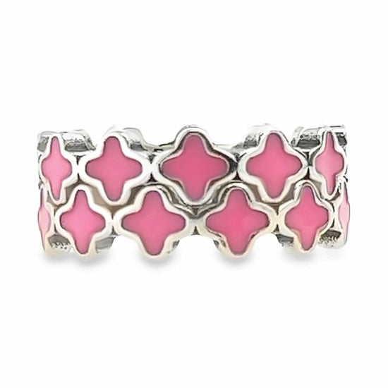 R671 Pink Flower Ring