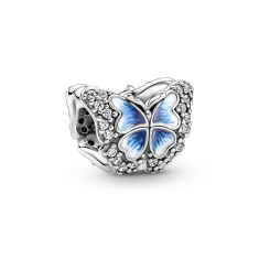 D2054 Blue Butterfly Charm Pendant