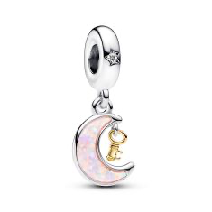 D2065 Pink Moon Charm Pendant