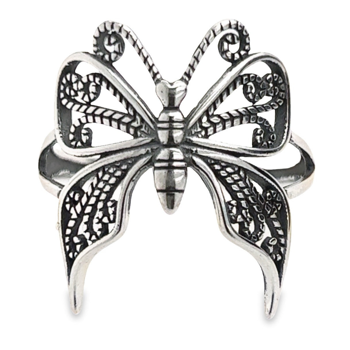 R328 Butterfly Cut Ring