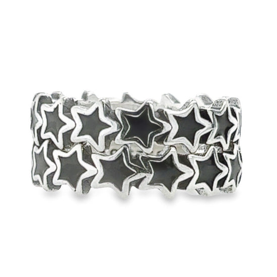 R670 Black Star Ring