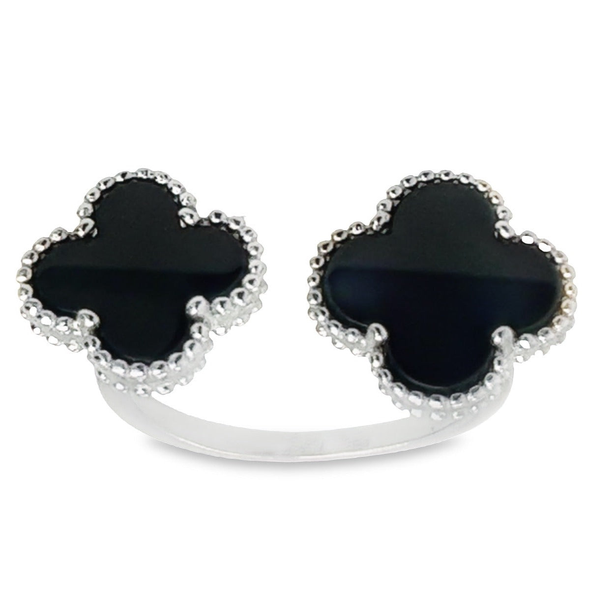 R9040 Anillo Flor Negra