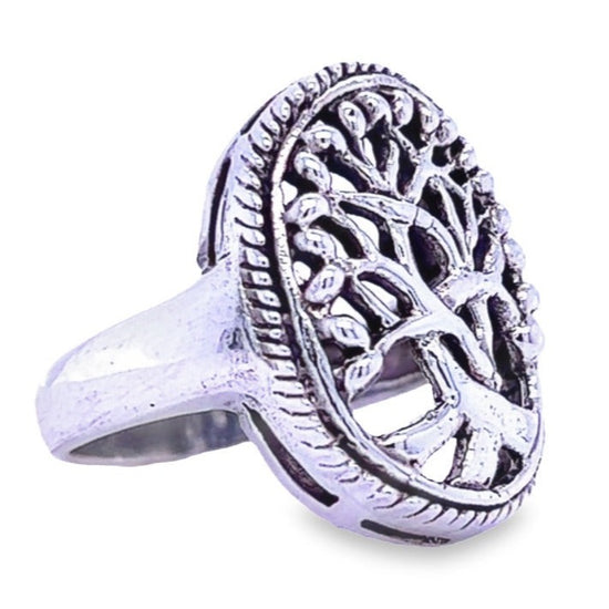 R9020 Oval Tree Of Life Ring NJ