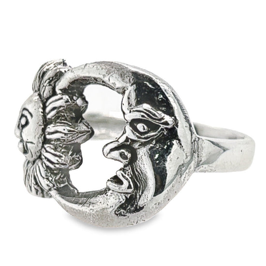 R586 Sun And Moon Ring