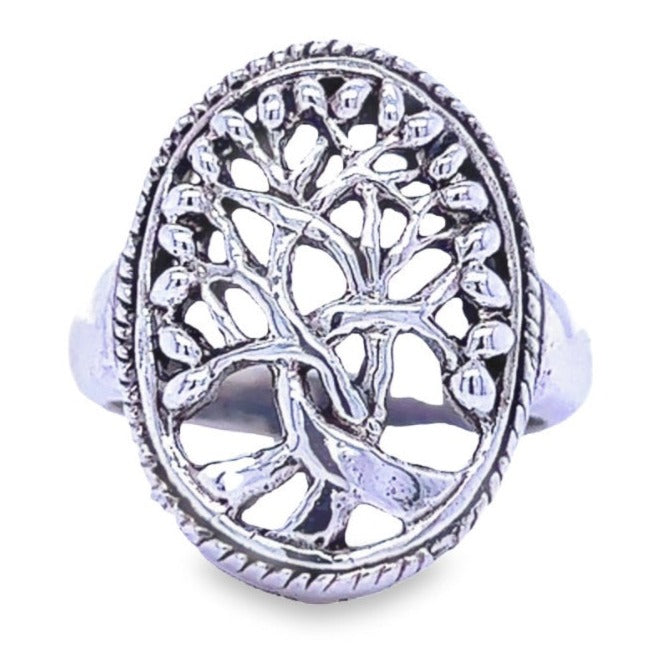 R9020 Oval Tree Of Life Ring NJ