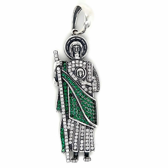 D1546 Big Green Judas Pendant